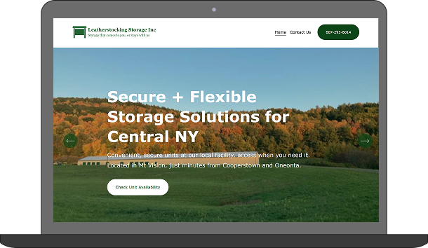 Leatherstocking laptop mockup